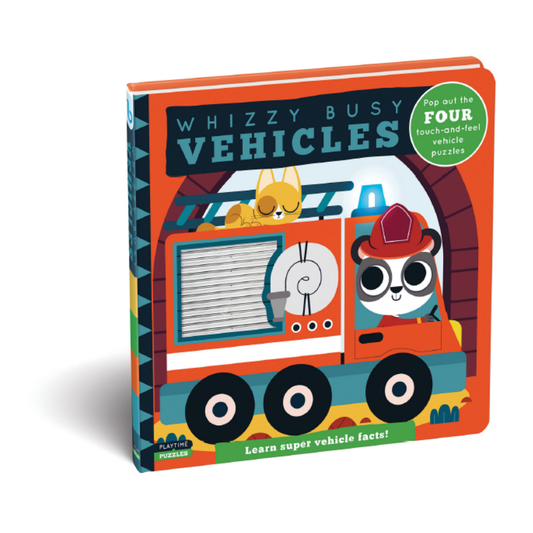 Playtime Puzzles: Whizzy Busy Vehicles