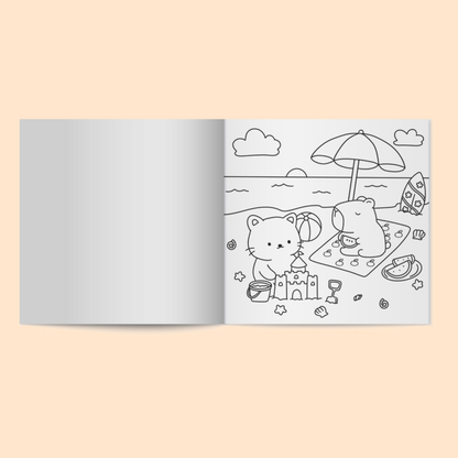Snug Life: A Cosy Colouring Book and Markers
