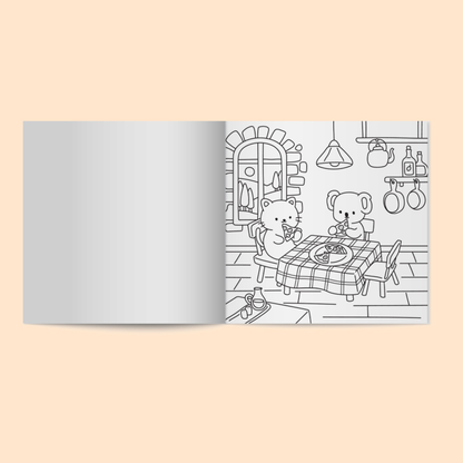 Snug Life: A Cosy Colouring Book and Markers