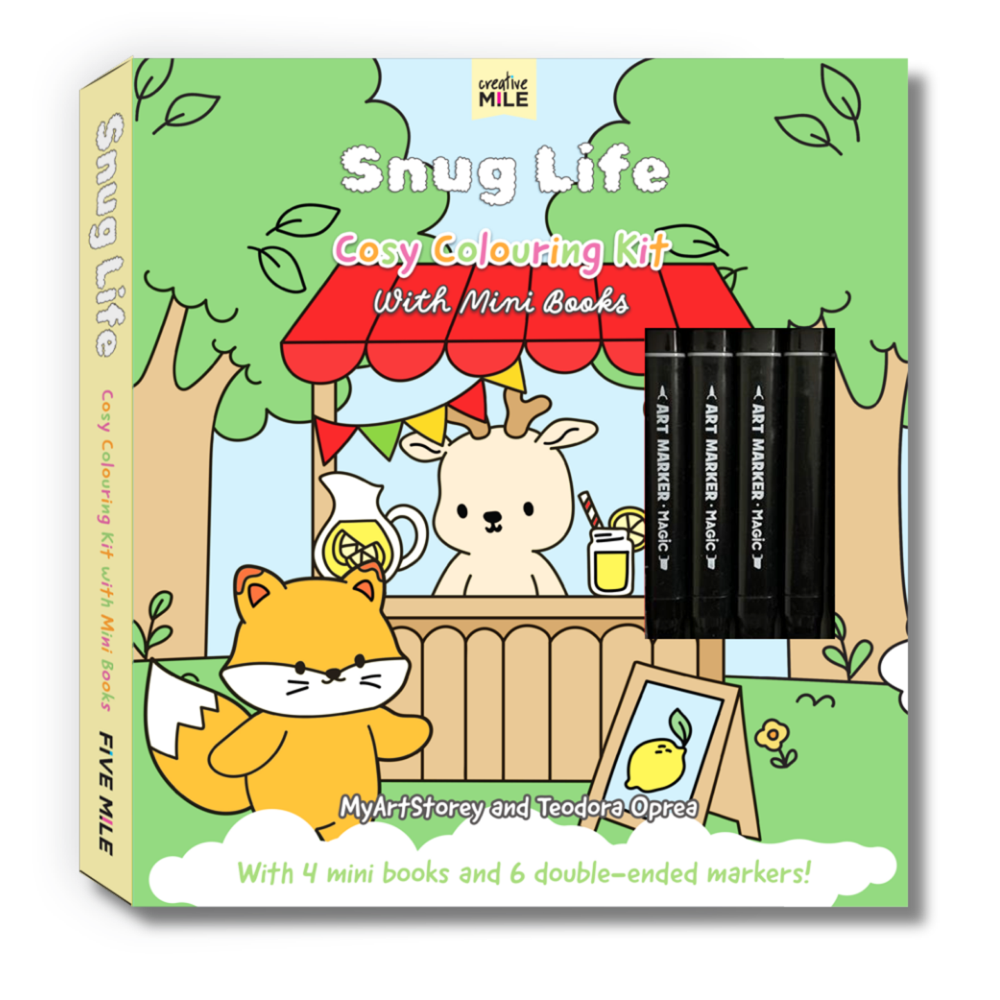 Snug Life: A Cosy Colouring Kit with Mini Books
