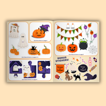 Happy Halloween Sticker Activity Book