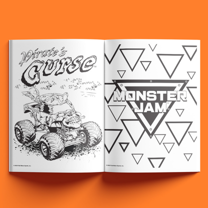 Monster Jam Jumbo Colouring Book