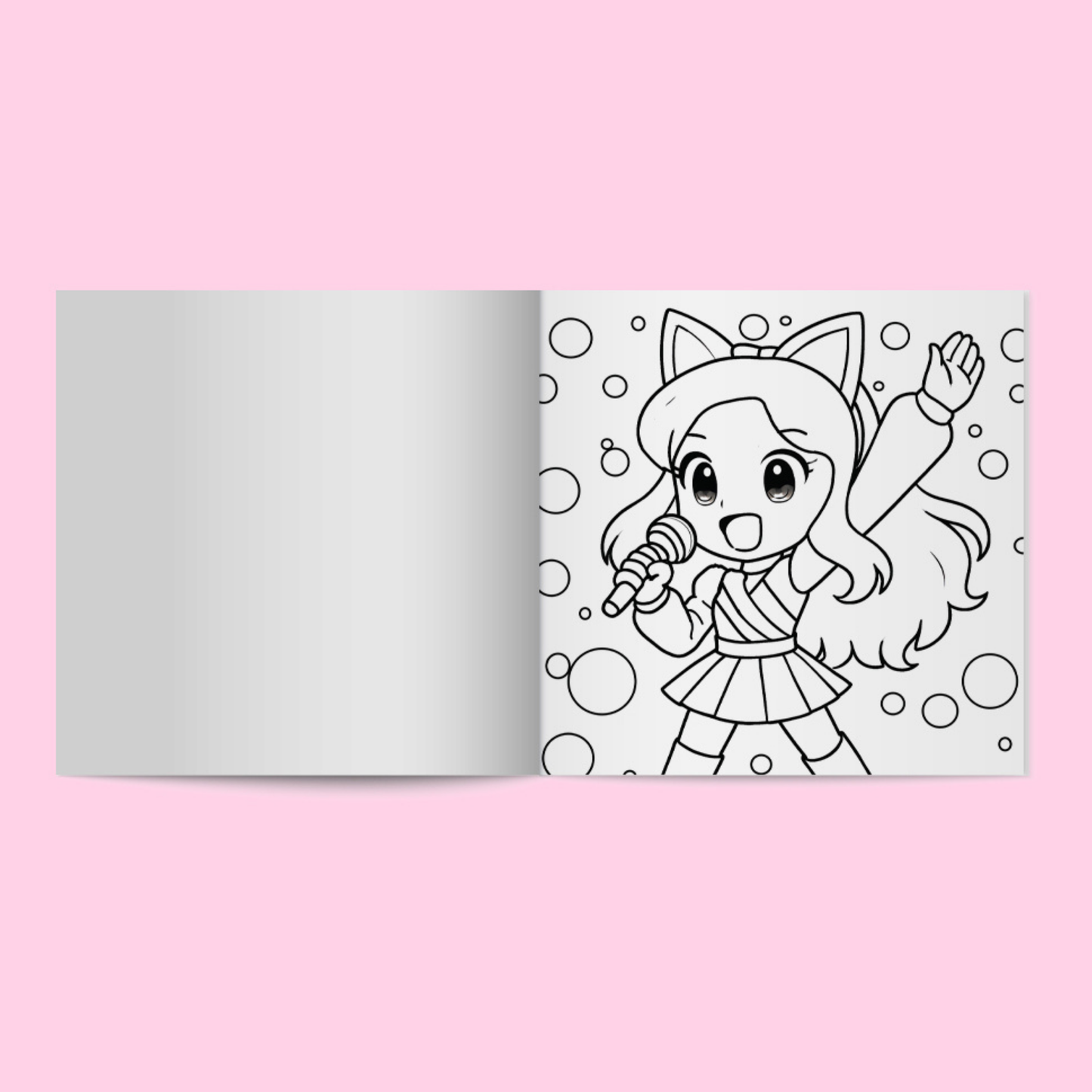 K-Pop Vibes Cosy Colouring Book by Euri Kim