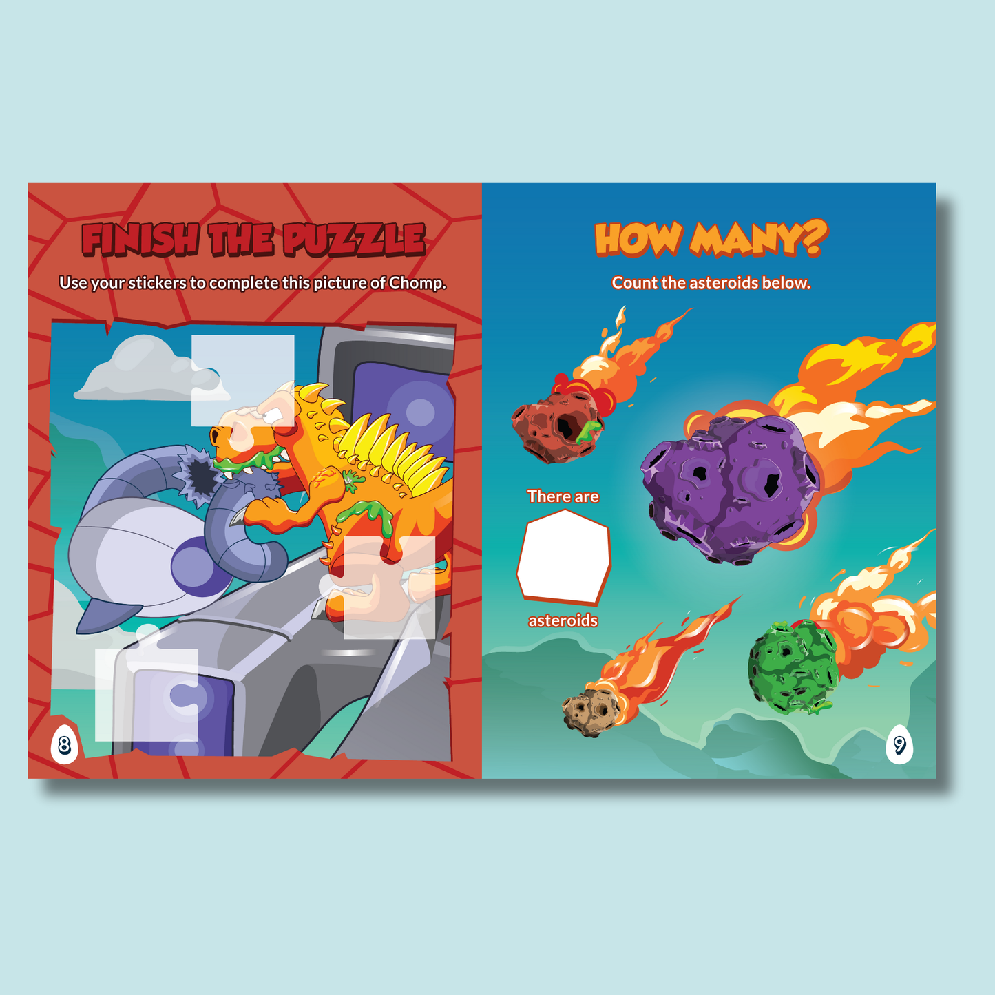 Smashers Dino World Sticker Activity Book