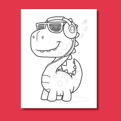 Dino Crew Colouring Book