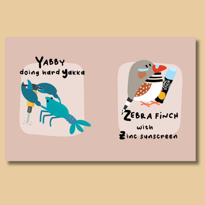 Australian Alphabet by Consuelo F Ortiz