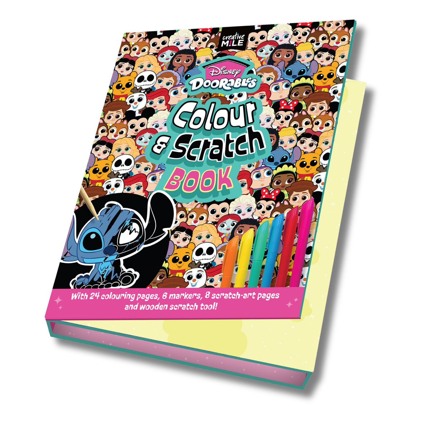 Disney Doorables Colour and Scratch Book
