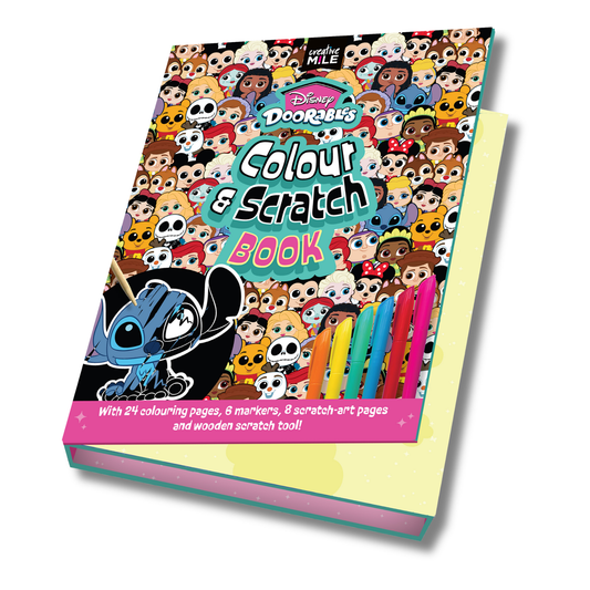 Disney Doorables Colour and Scratch Book