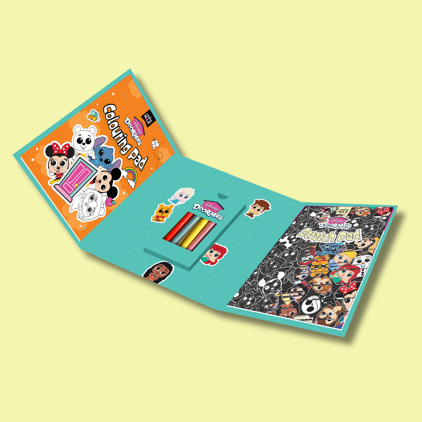 Disney Doorables Colour and Scratch Book