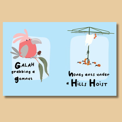 Australian Alphabet by Consuelo F Ortiz