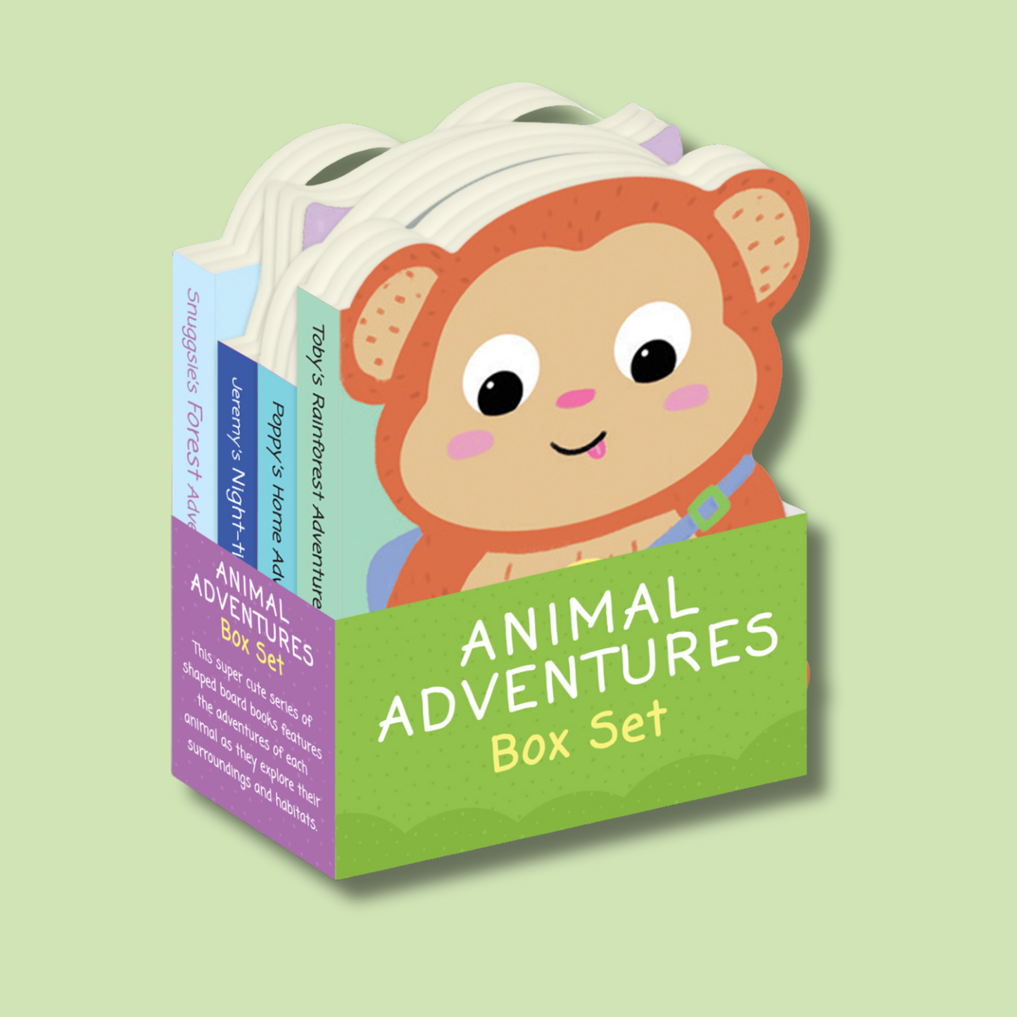 Animal Adventures 4 Board Book Slipcase
