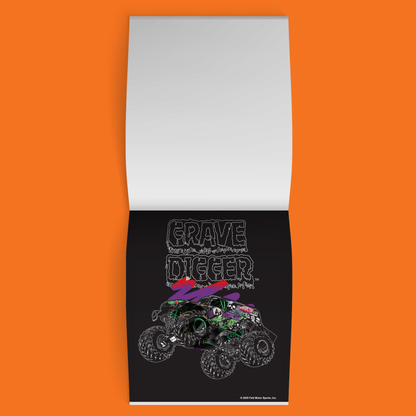 Monster Jam Colour and Scratch Book