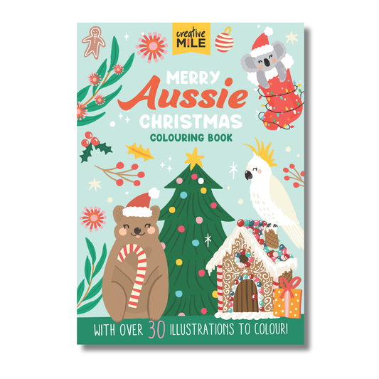 Merry Aussie Christmas Colouring Book by Christie Williams