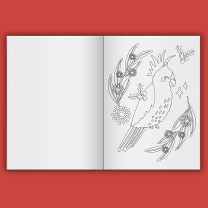 Merry Aussie Christmas Colouring Book by Christie Williams