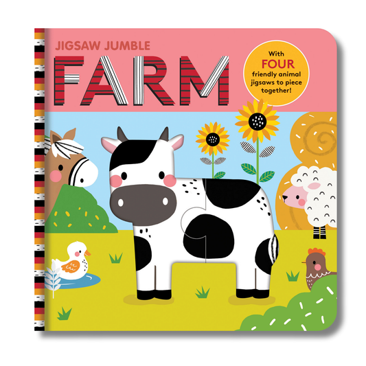 Jigsaw Jumble: Farm by Rebecca Weerasekera