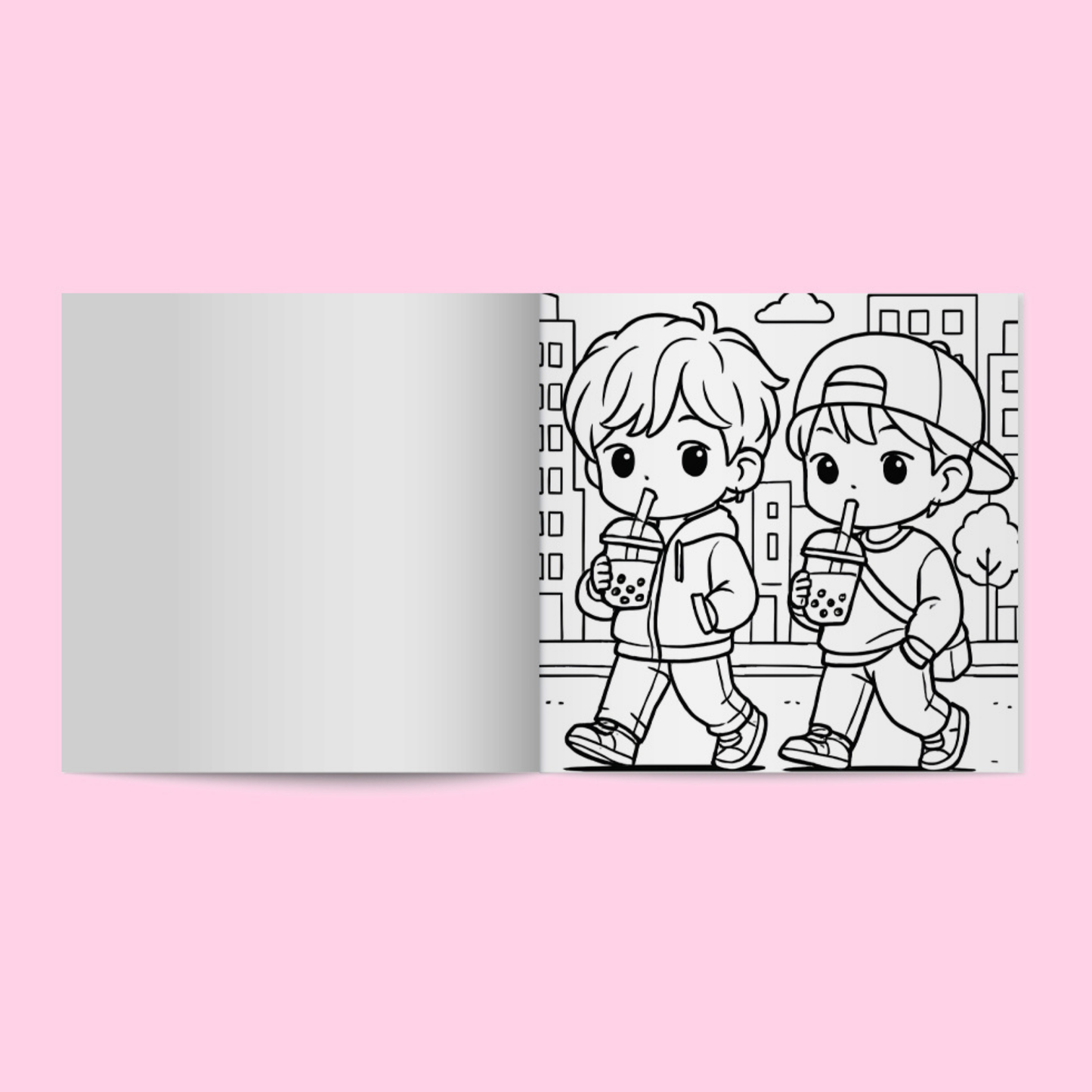 K-Pop Vibes Cosy Colouring Book by Euri Kim