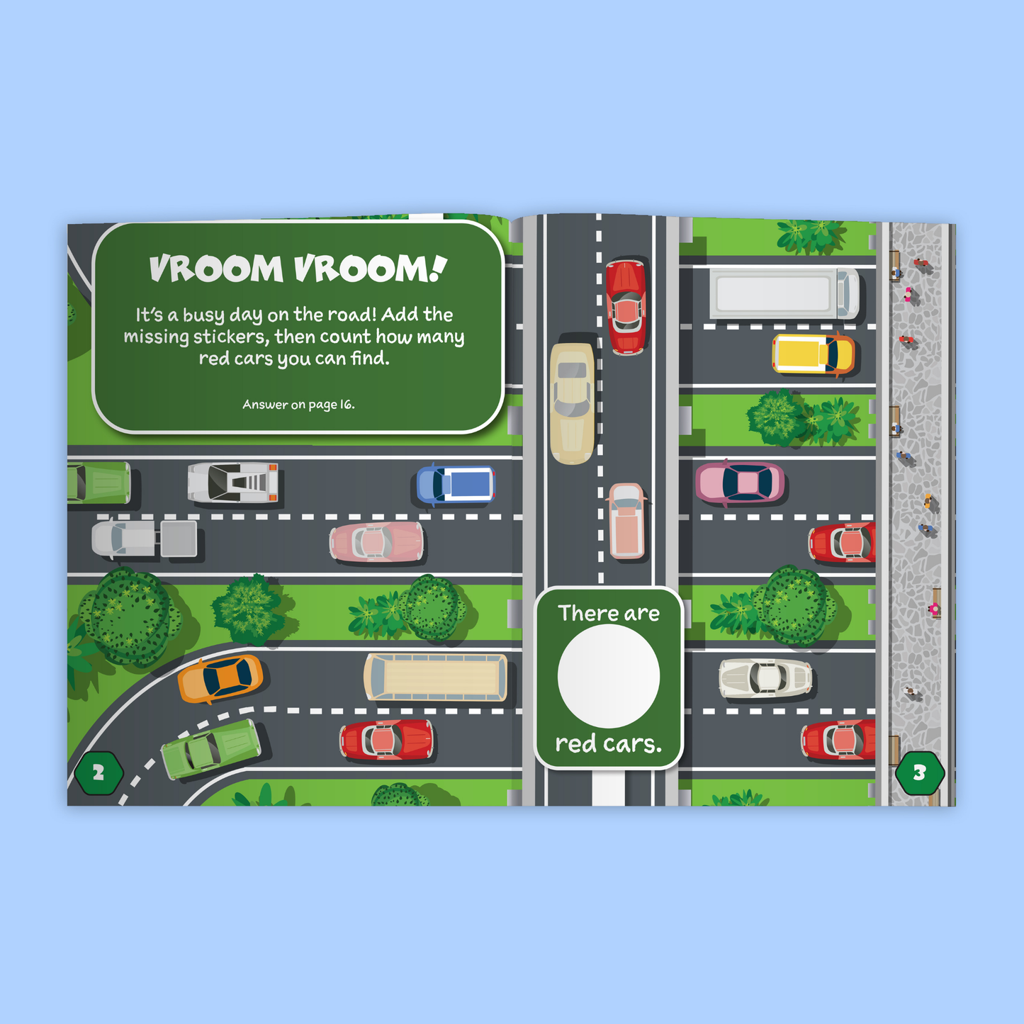 On the Road Sticker Activity Book