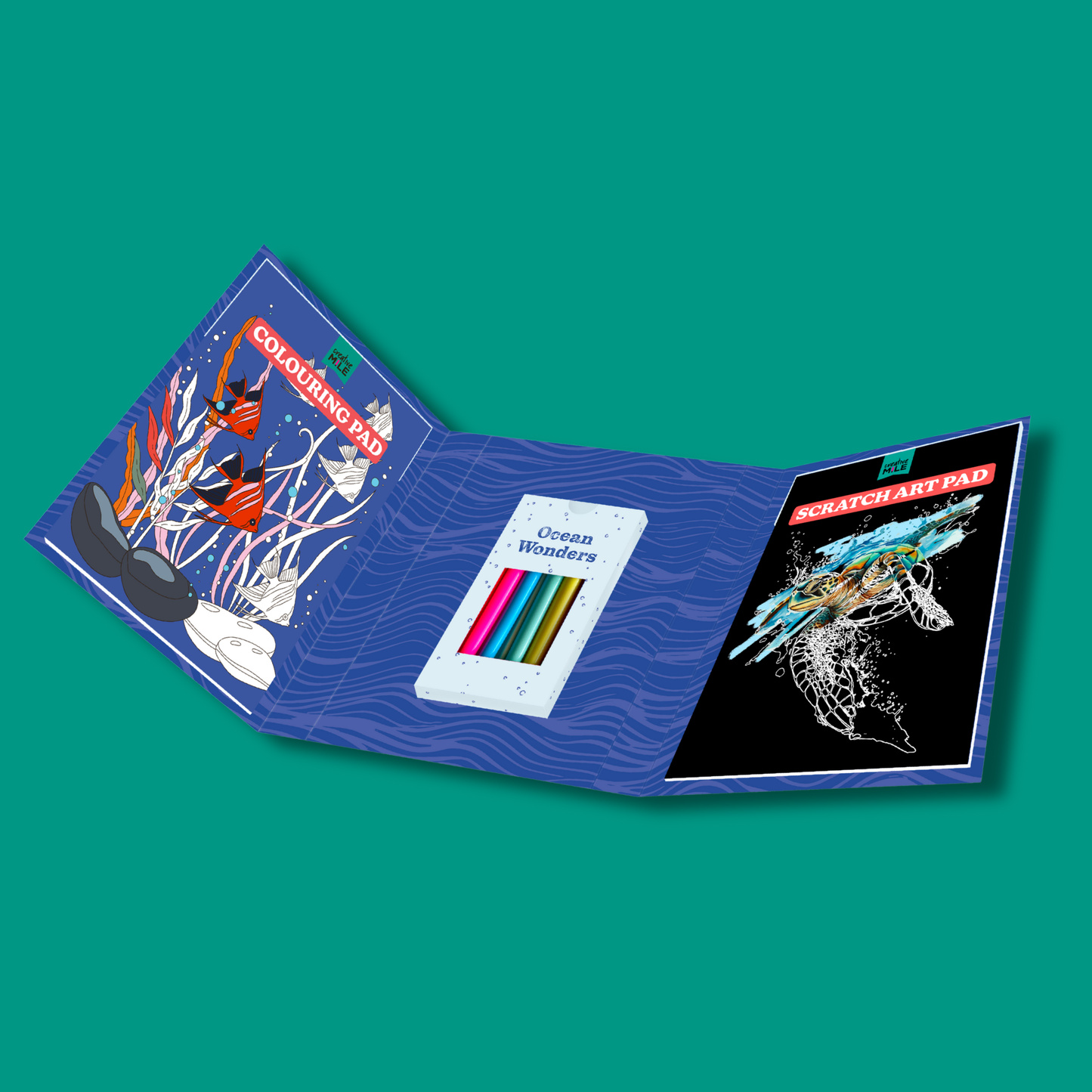 Ocean Wonders Colour and Scratch Book