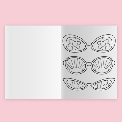 Think Pink Colouring Book