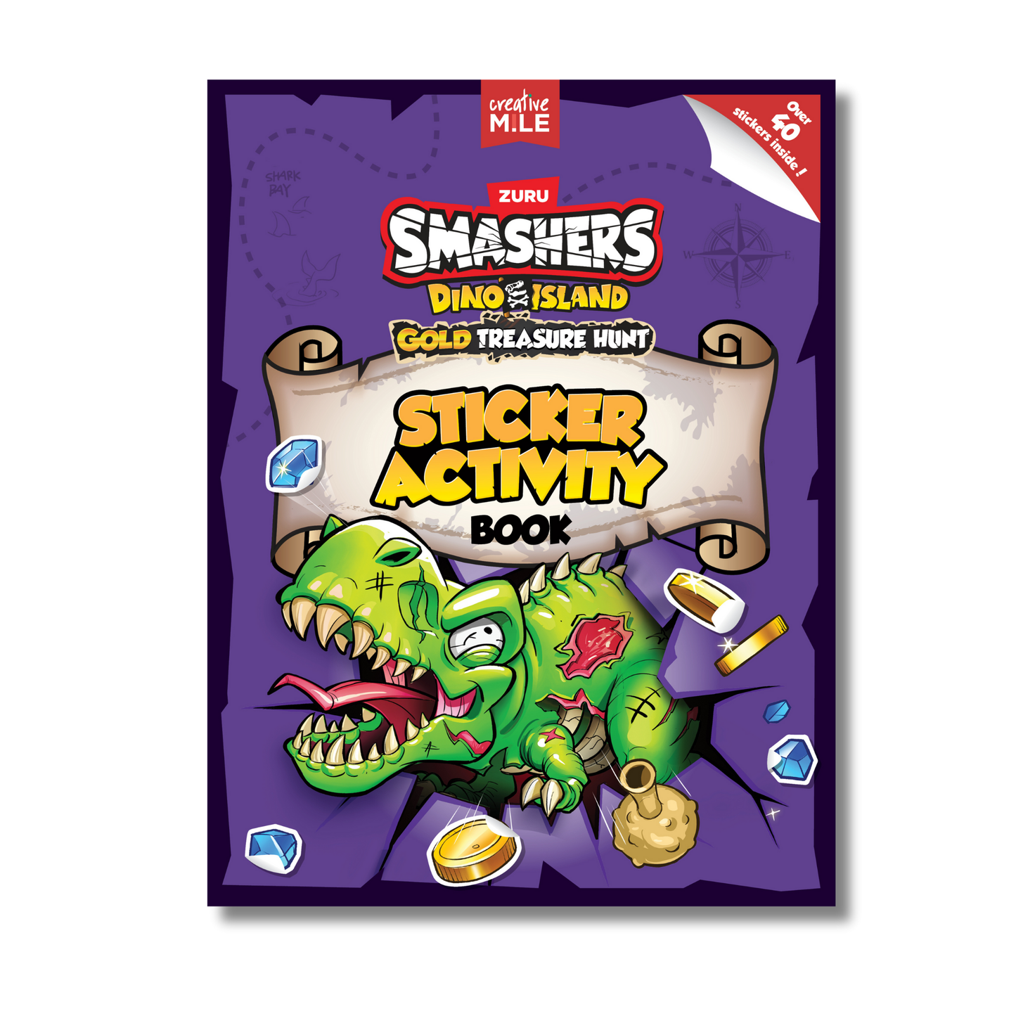 Smashers Sticker Activity Book: Gold Treasure Hunt