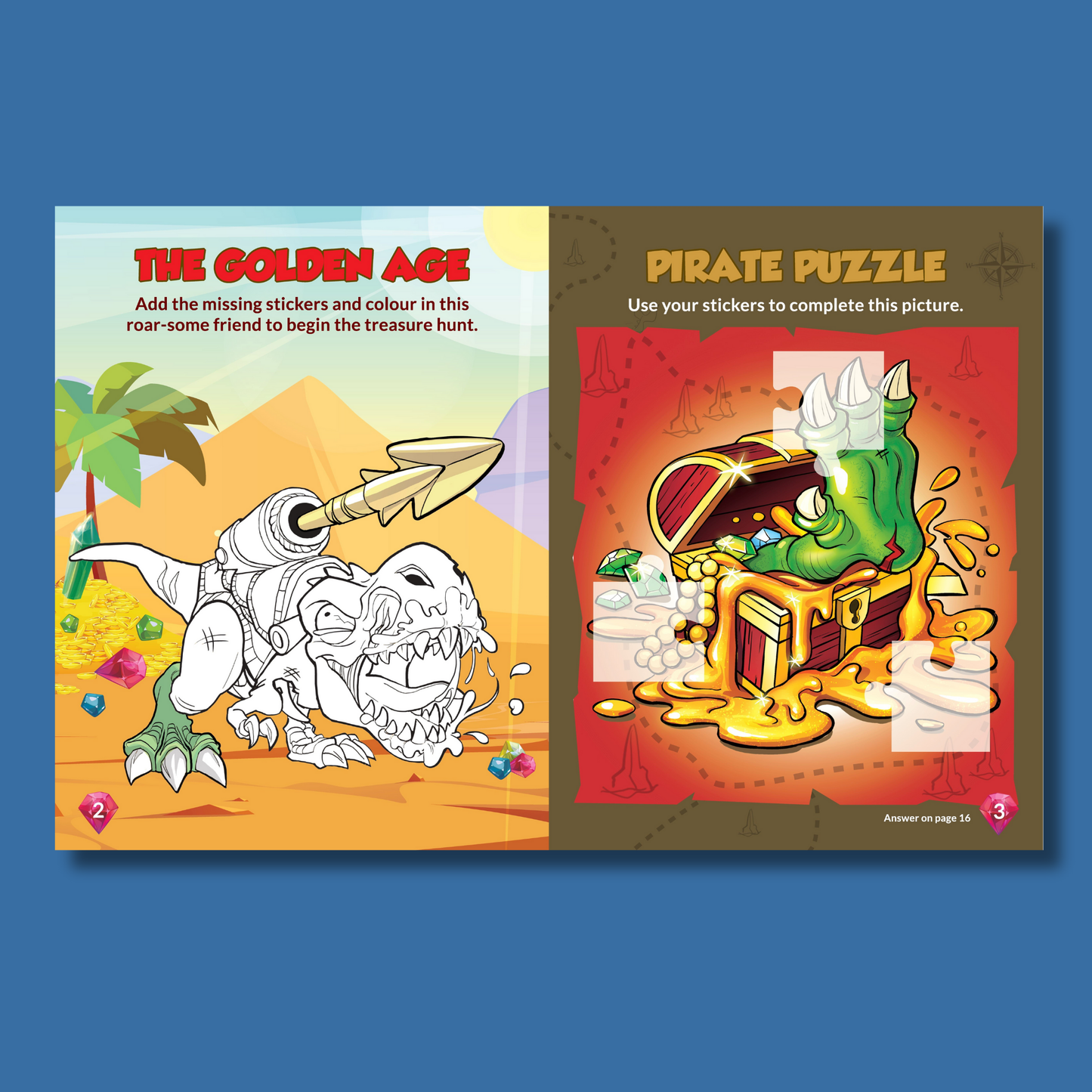 Smashers Sticker Activity Book: Gold Treasure Hunt