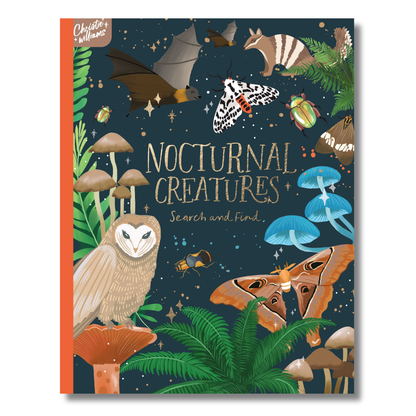 Nocturnal Creatures Search and Find by Christie Williams