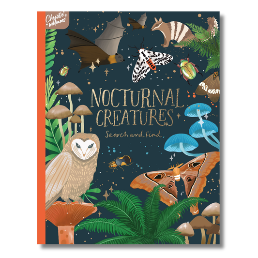 Nocturnal Creatures Search and Find by Christie Williams