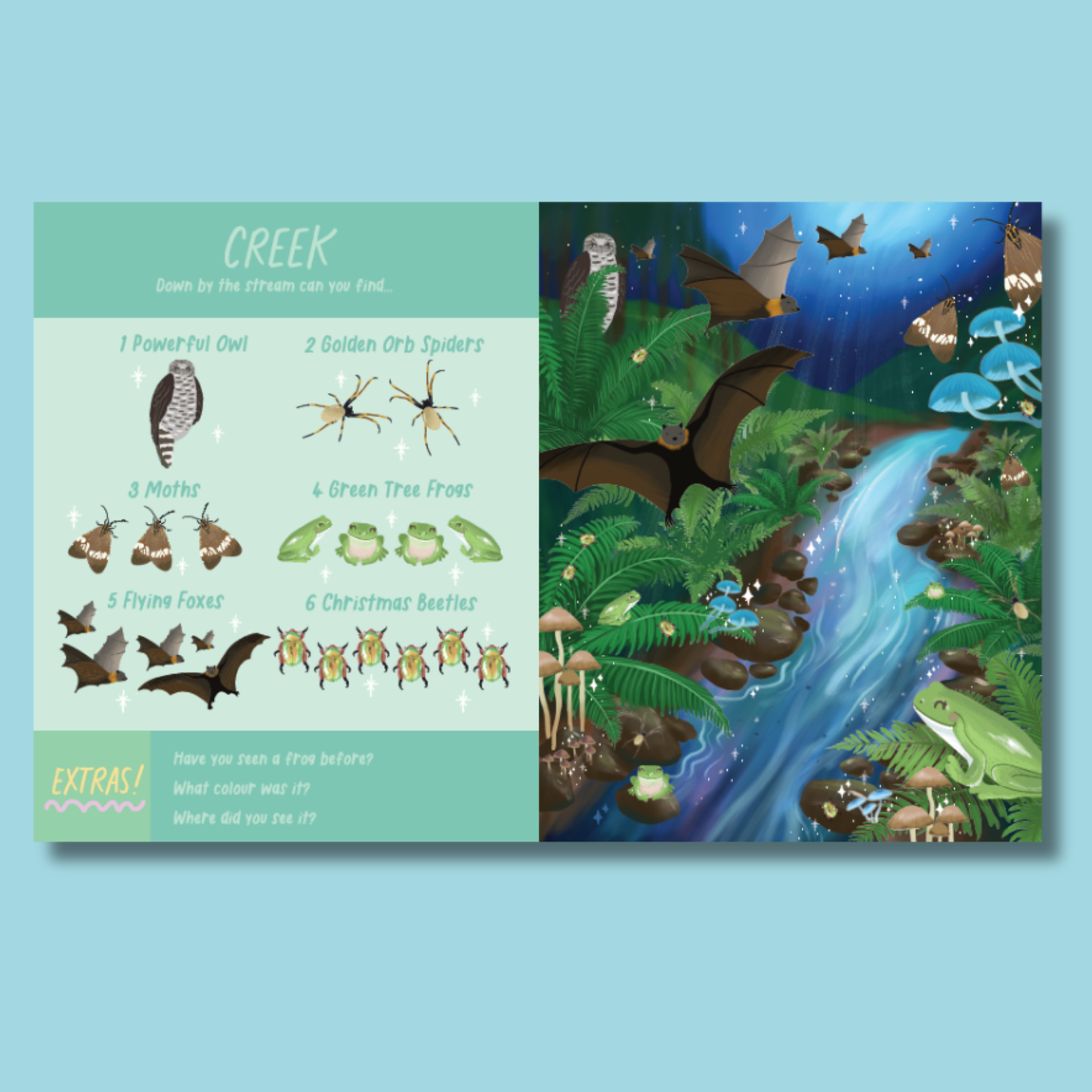 Nocturnal Creatures Search and Find by Christie Williams