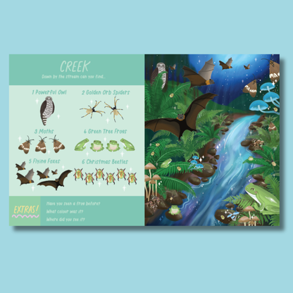 Nocturnal Creatures Search and Find by Christie Williams