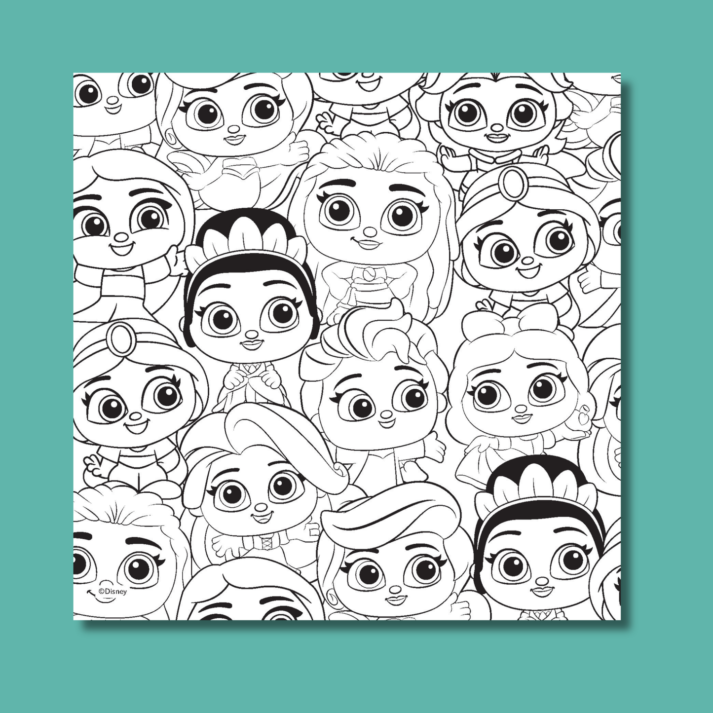 Disney Doorables Colouring Book