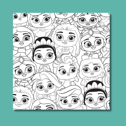 Disney Doorables Colouring Book