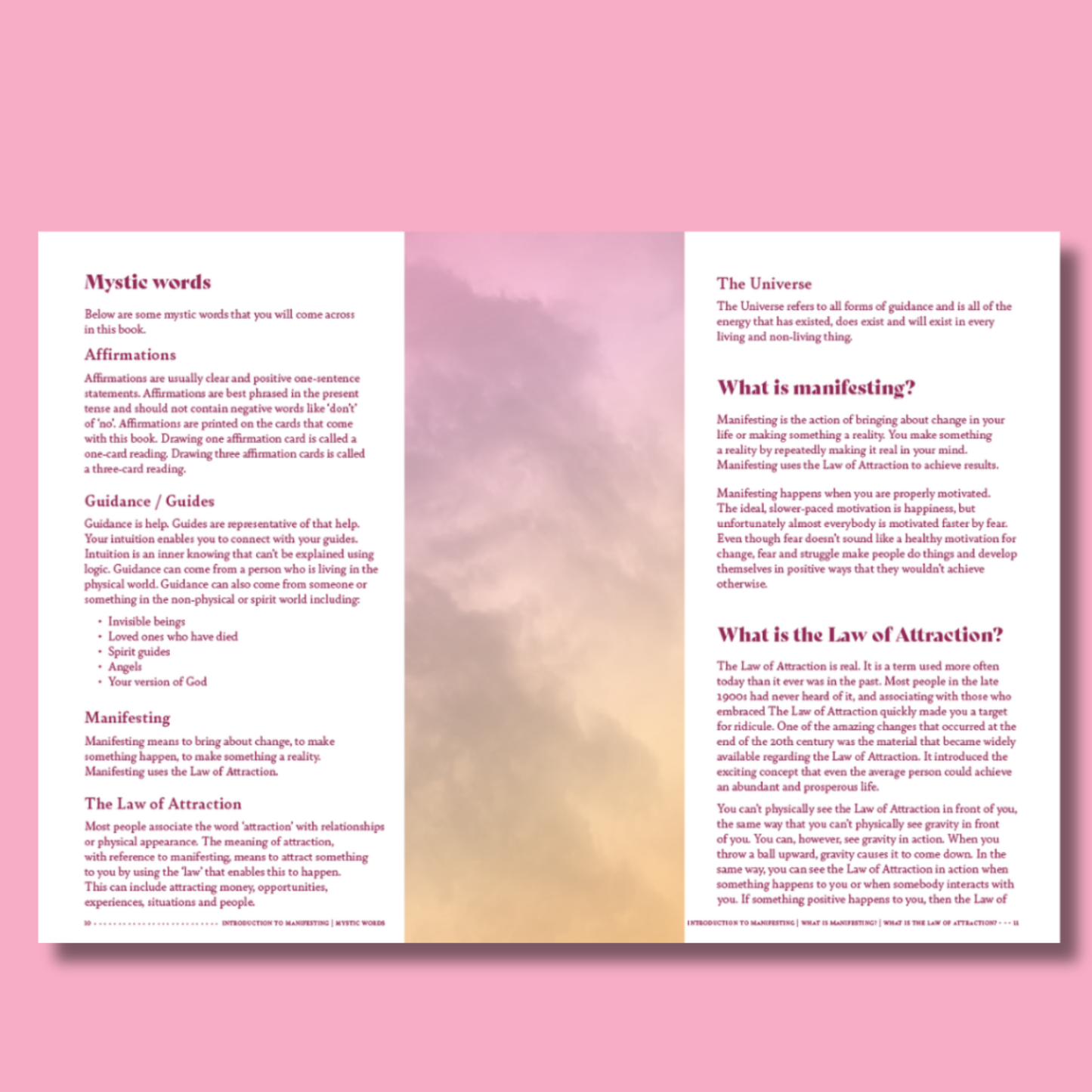 Modern Mystic: Manifest Your Future: Book and Affirmation Cards by Benita French