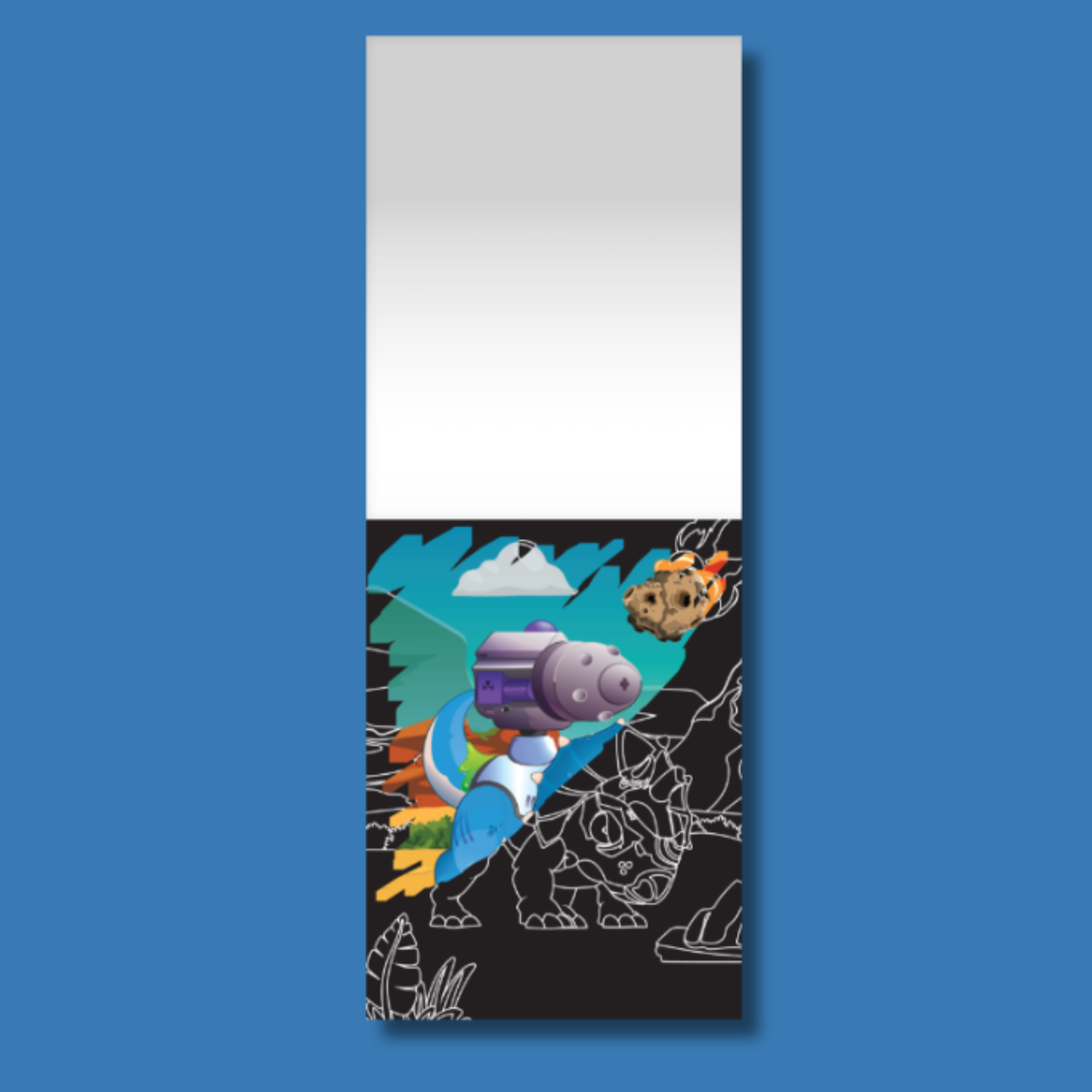 Smashers Dino World Colour and Scratch Book