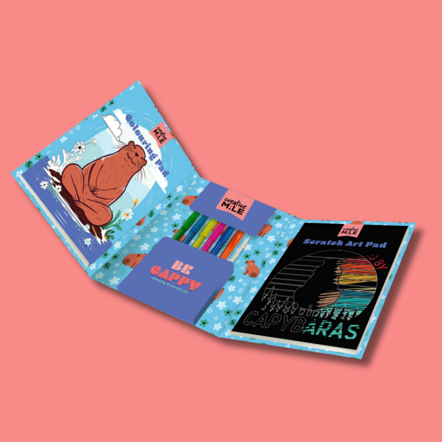Be Cappy Colour and Scratch Kit