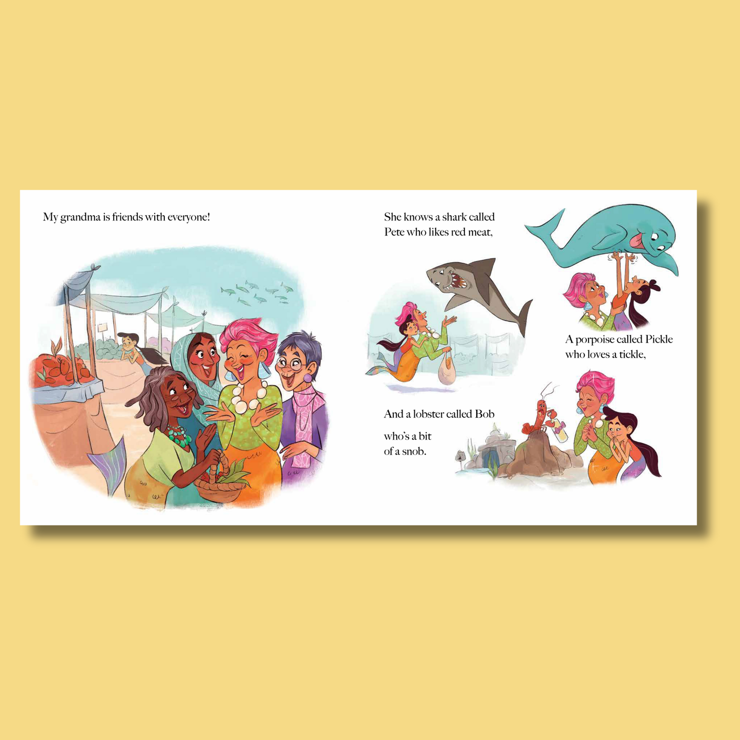 My Grandma Has Pink Hair by Judy Hubbard - Paperback Version