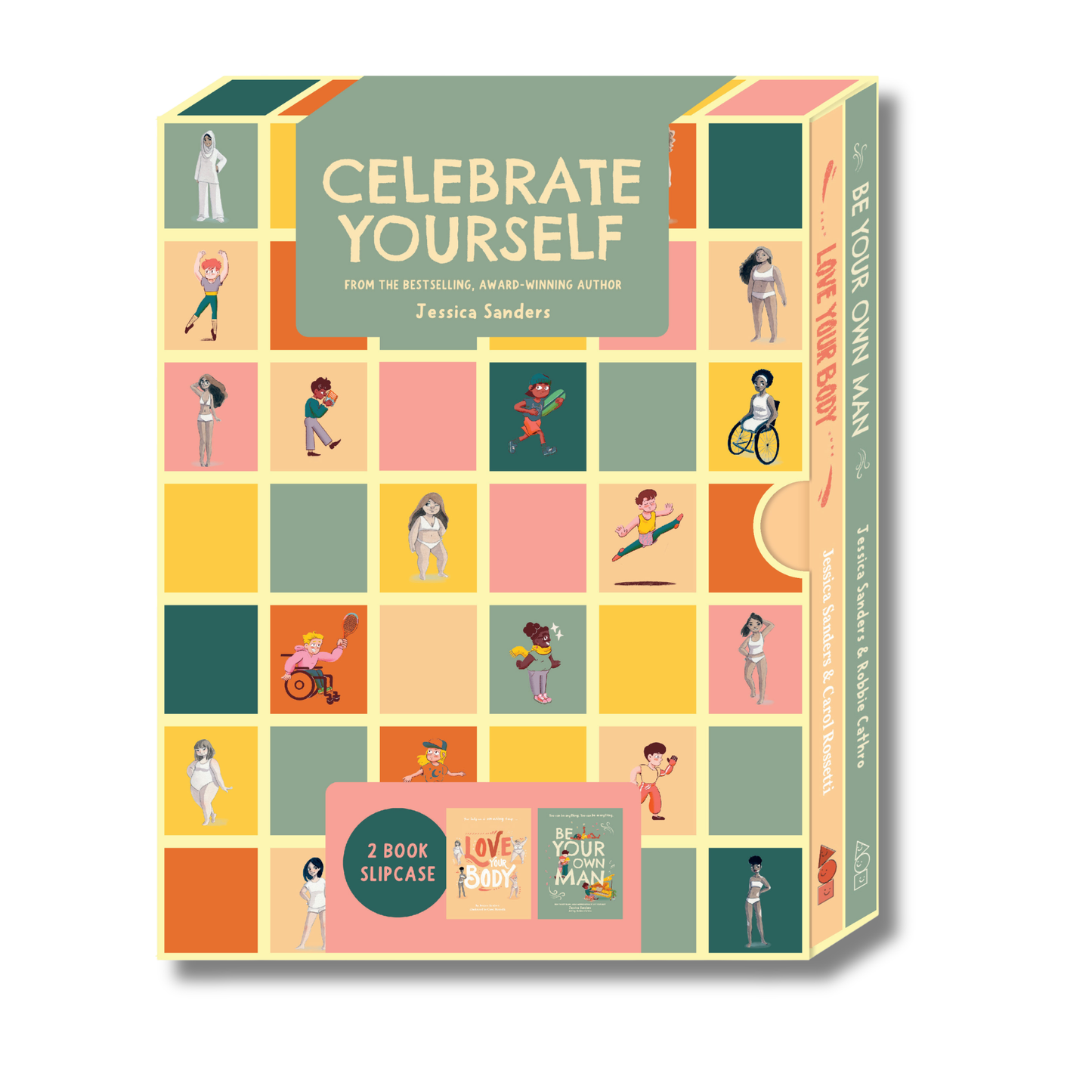 Celebrate Yourself 2 Book Slipcase by Jessica Sanders