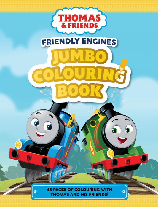 Thomas and Friends: Friendly Engines Jumbo Colouring Book