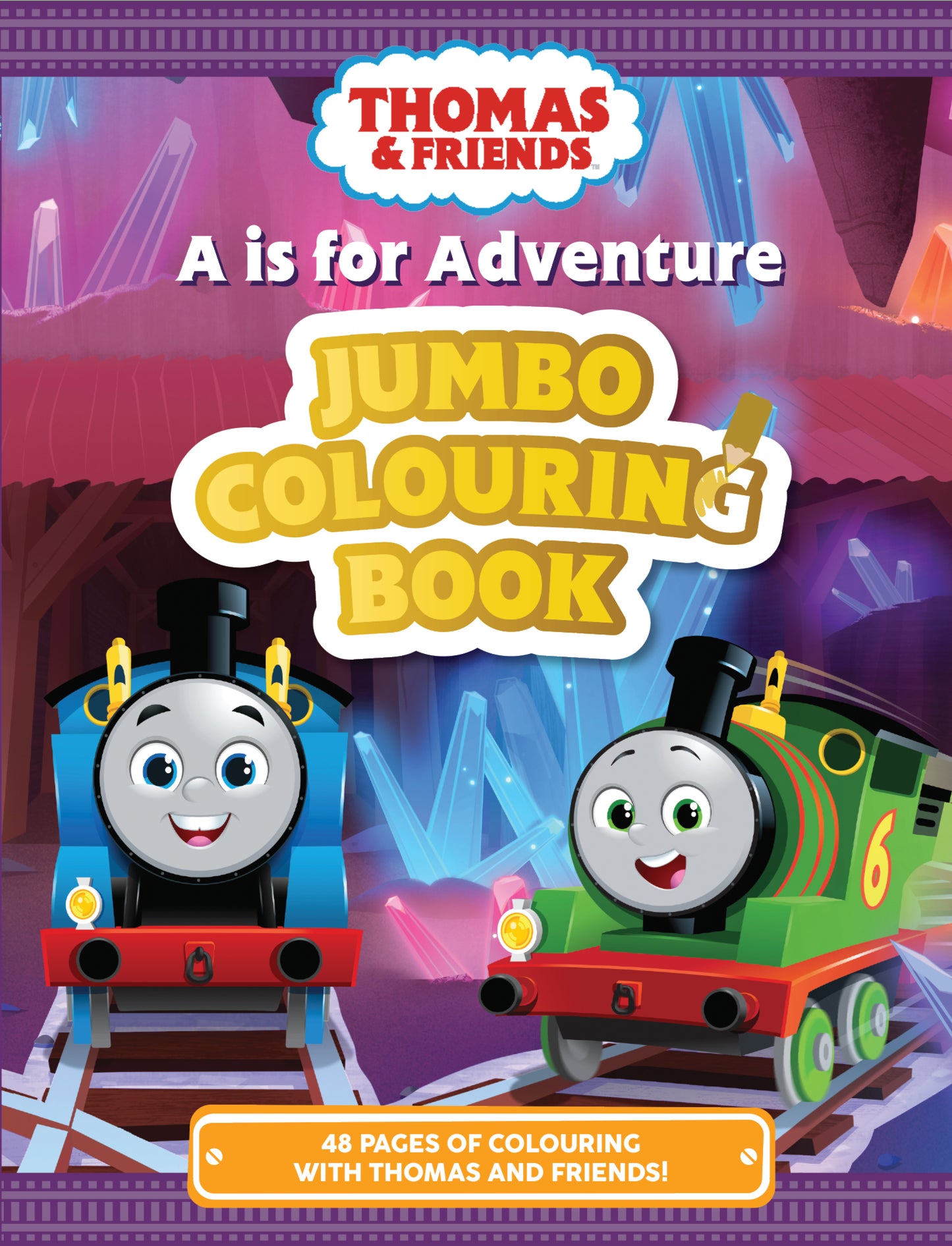 Thomas & Friends: A is for Adventure! Jumbo Colouring Book