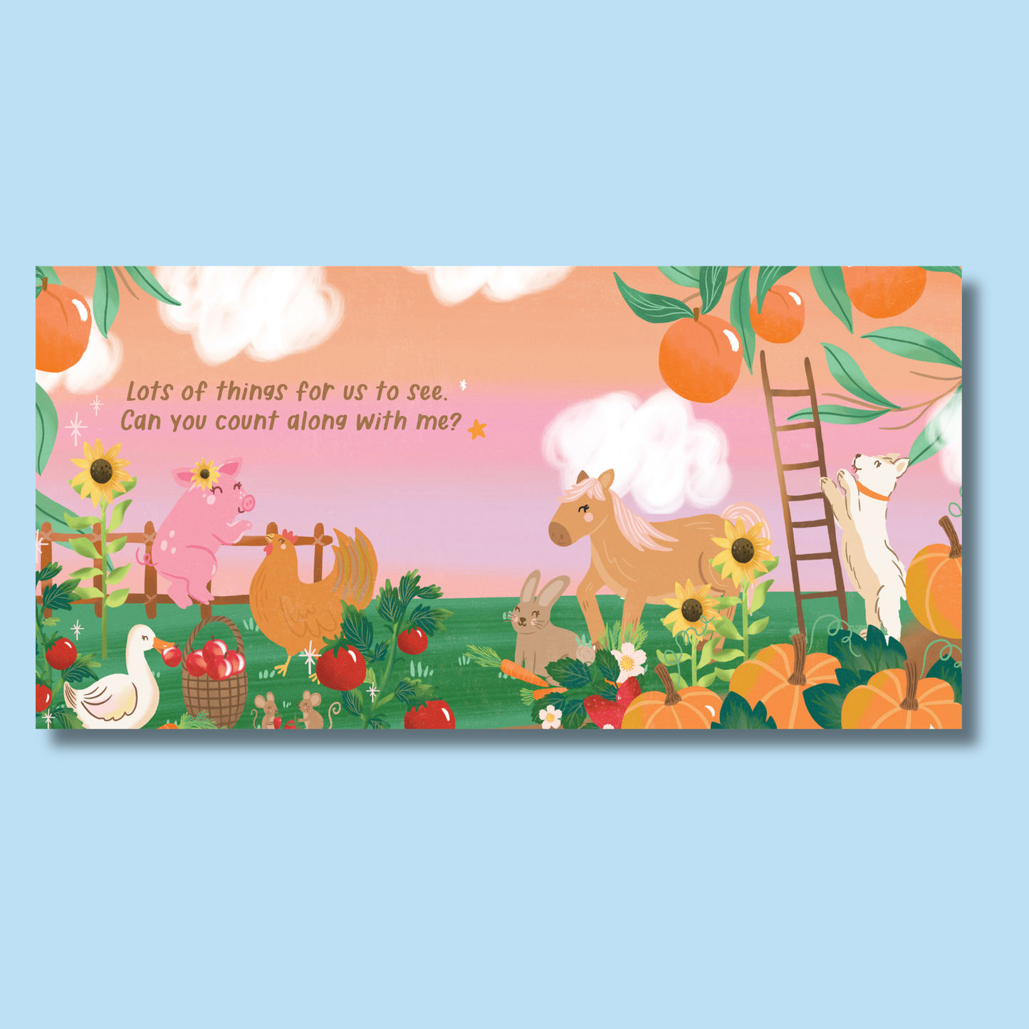 1-2-3 Count Along Adventure Garden Harvest by Christie Williams