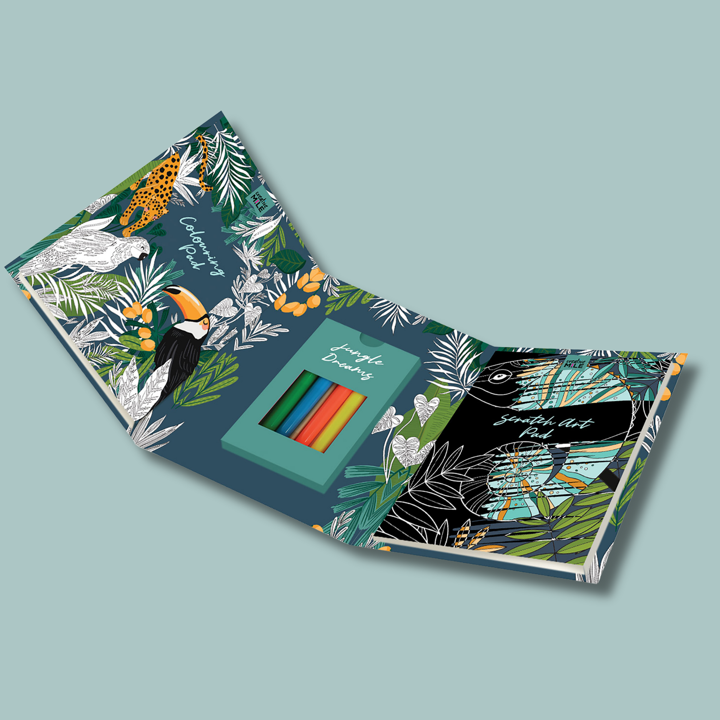 Jungle Dreams Colour and Scratch Kit