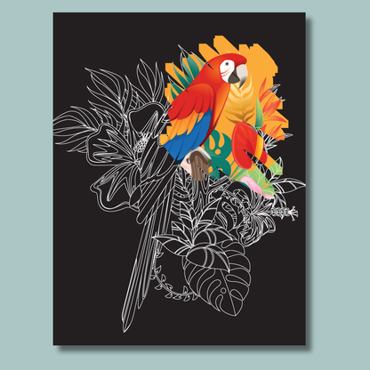 Jungle Dreams Colour and Scratch Kit