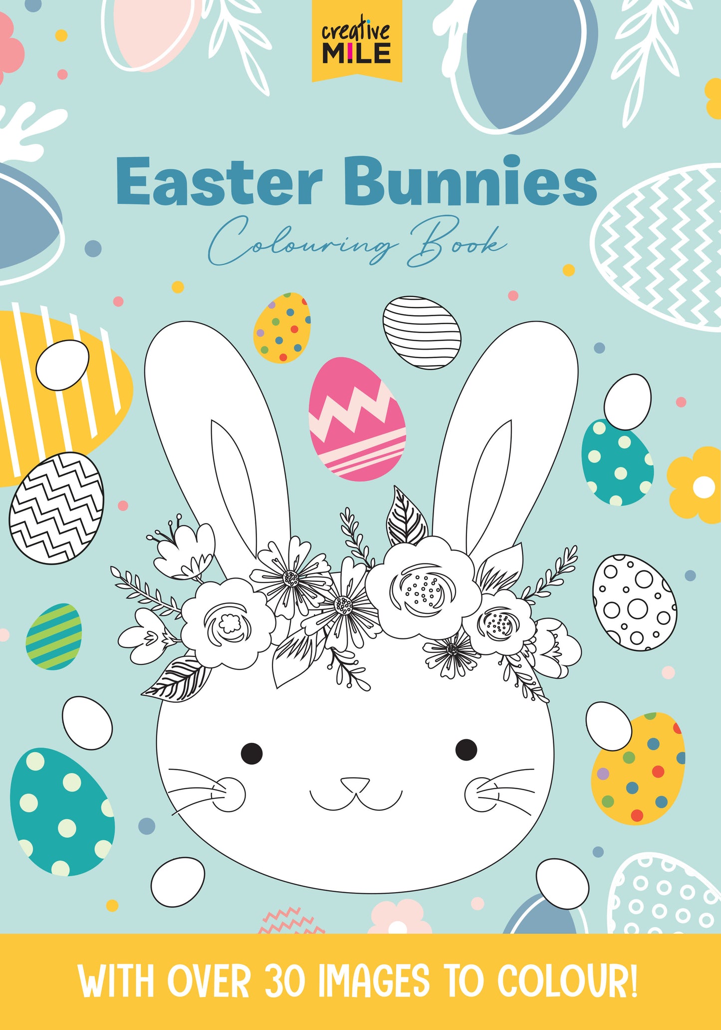 Easter Bunnies Colouring Book