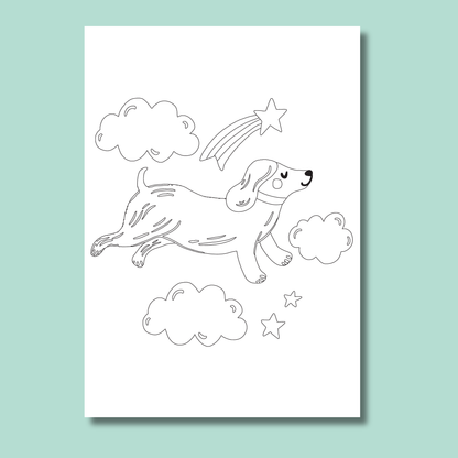 Pug & Friends Coloring Book
