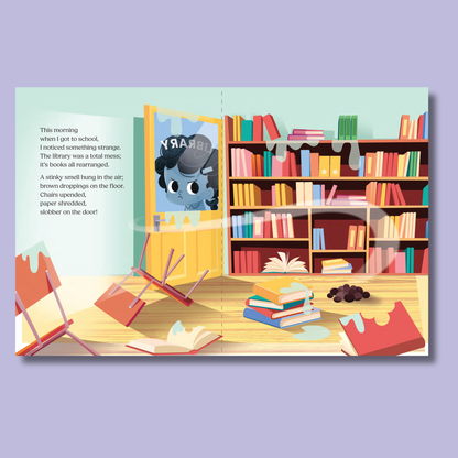 Llamas in the Library by James Hinchon
