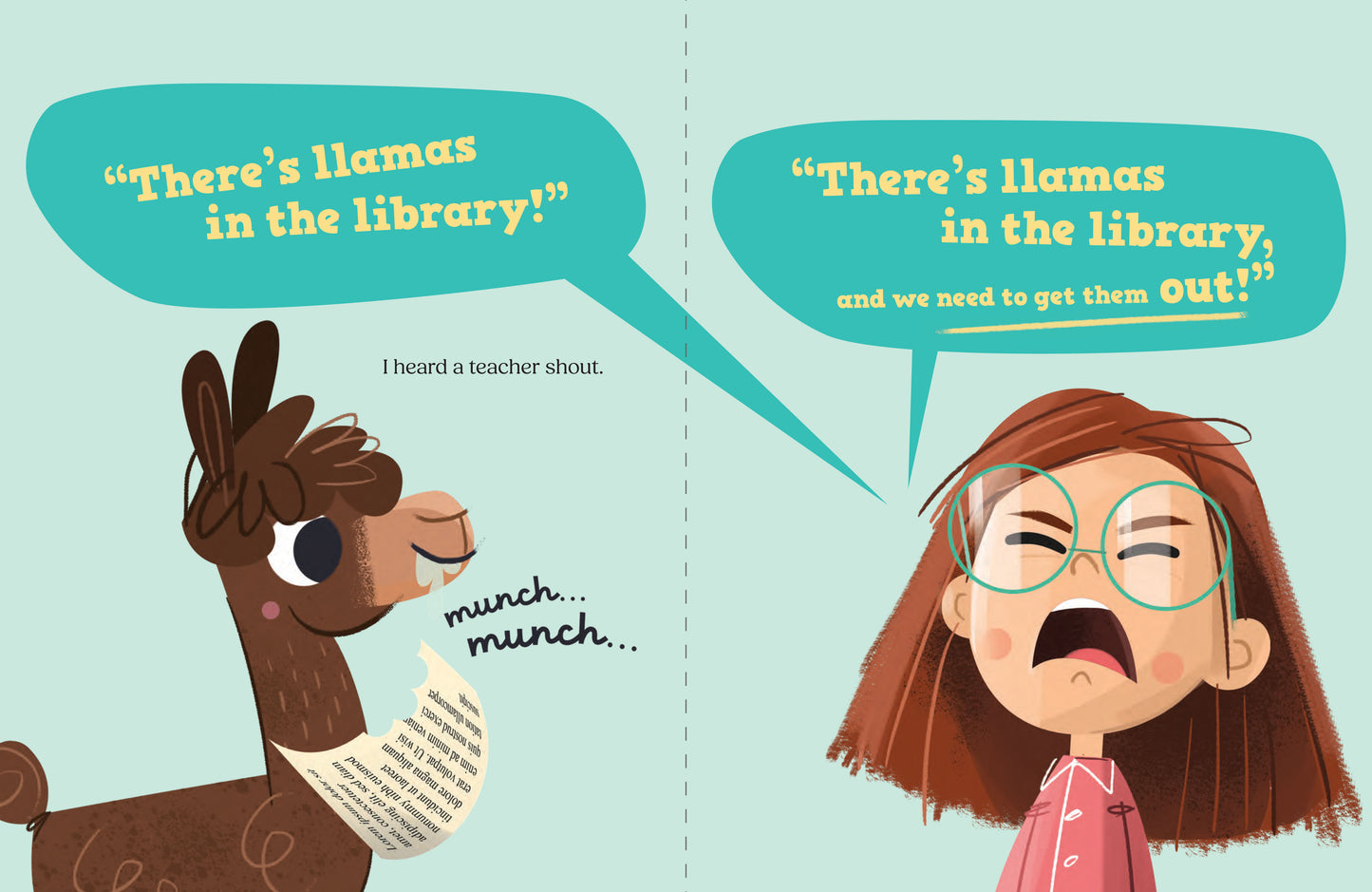 Llamas in the Library