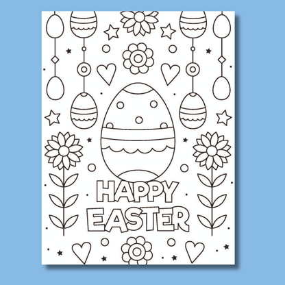 Happy Easter Colour and Scratch Book