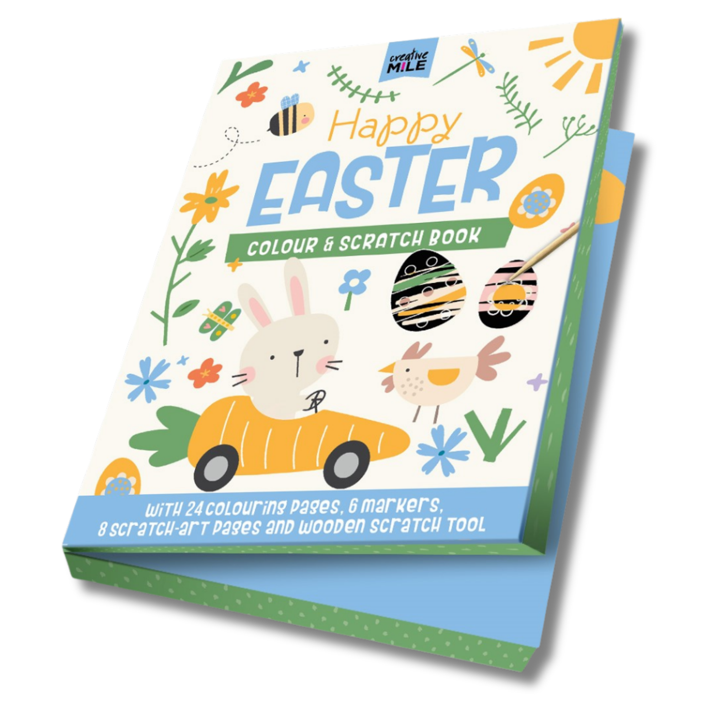 Happy Easter Colour and Scratch Book