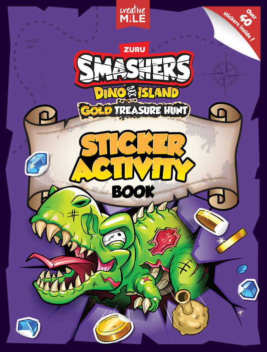 Smashers Sticker Activity Book: Gold Treasure Hunt