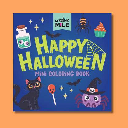 Happy Halloween 2 Pack Mini Coloring Books