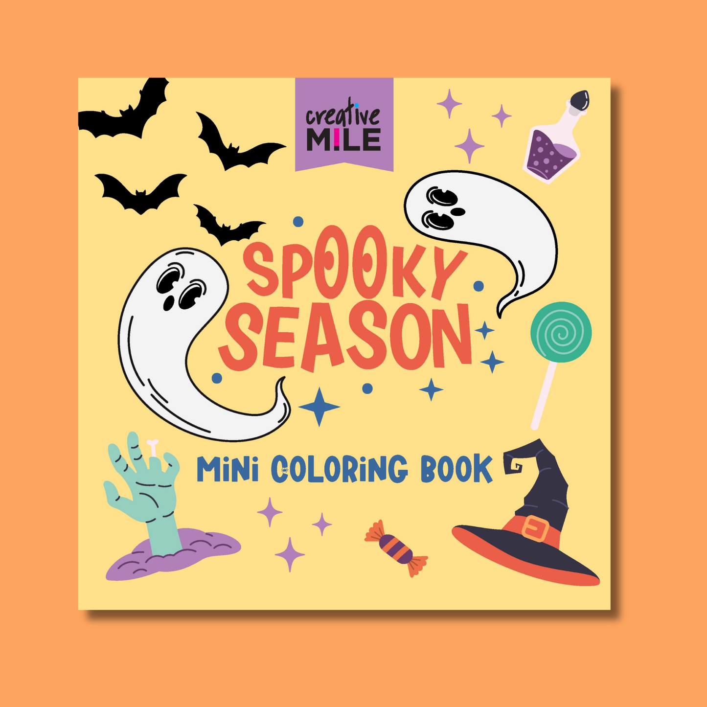 Happy Halloween 2 Pack Mini Coloring Books